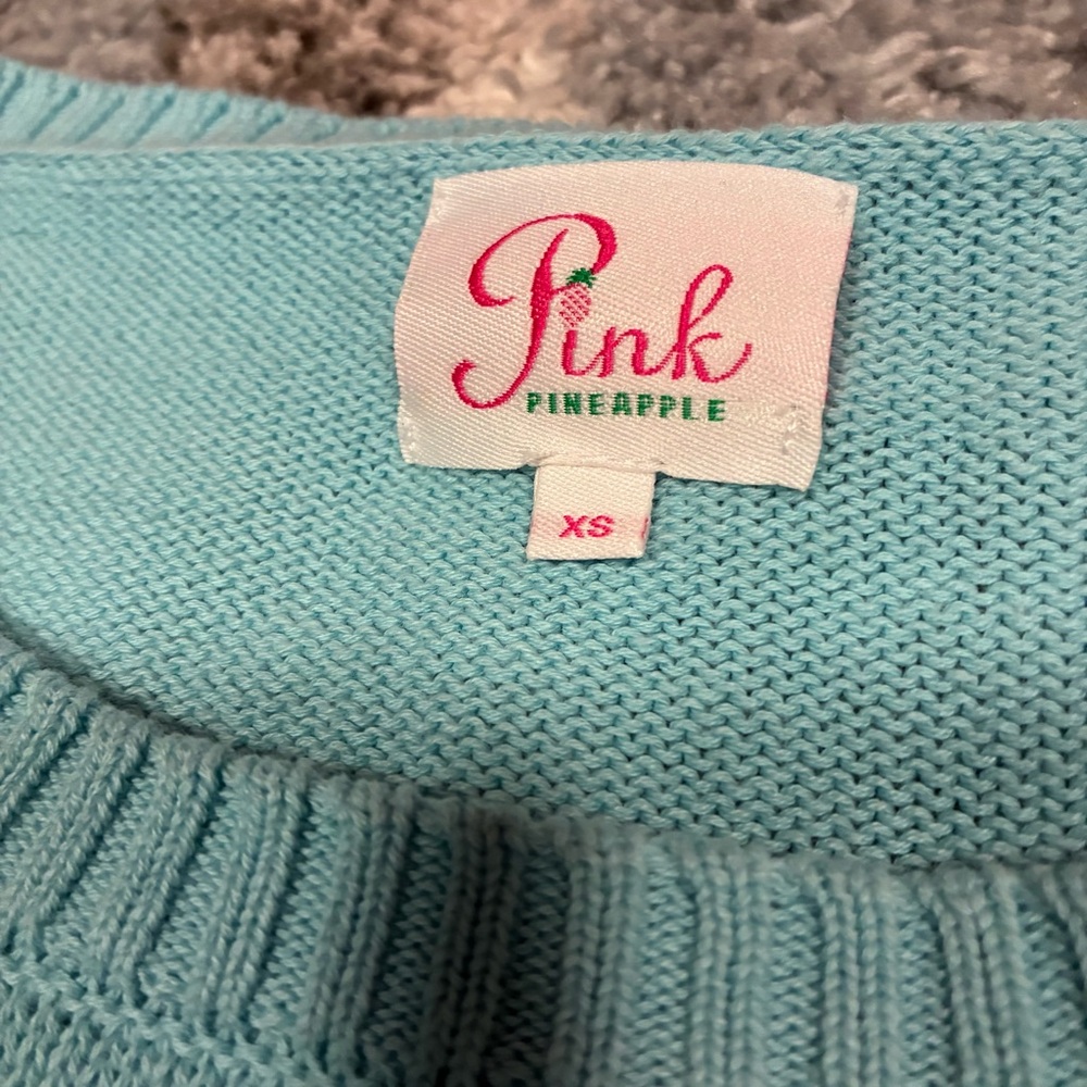 Pink pineapple Lobster Sweater - Picture 3 of 5